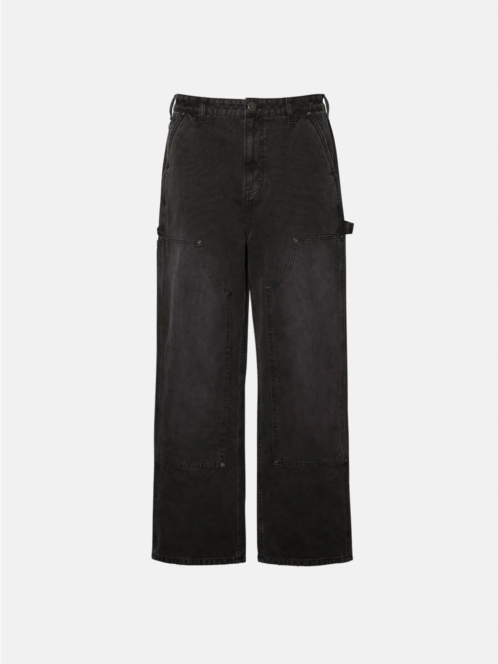 Elwood Industry Double Knee pants in Washed Black